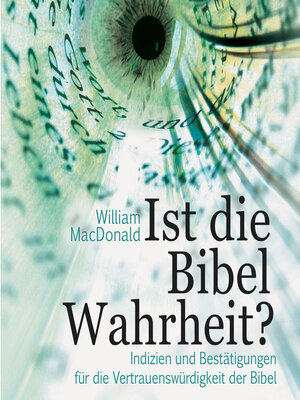 cover image of Ist die Bibel Wahrheit?--Hörbuch
